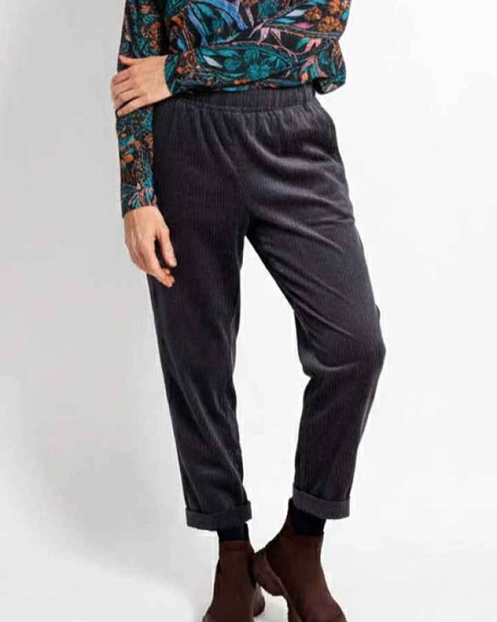 WiDDA Damen vegan Hose Hanni Grau