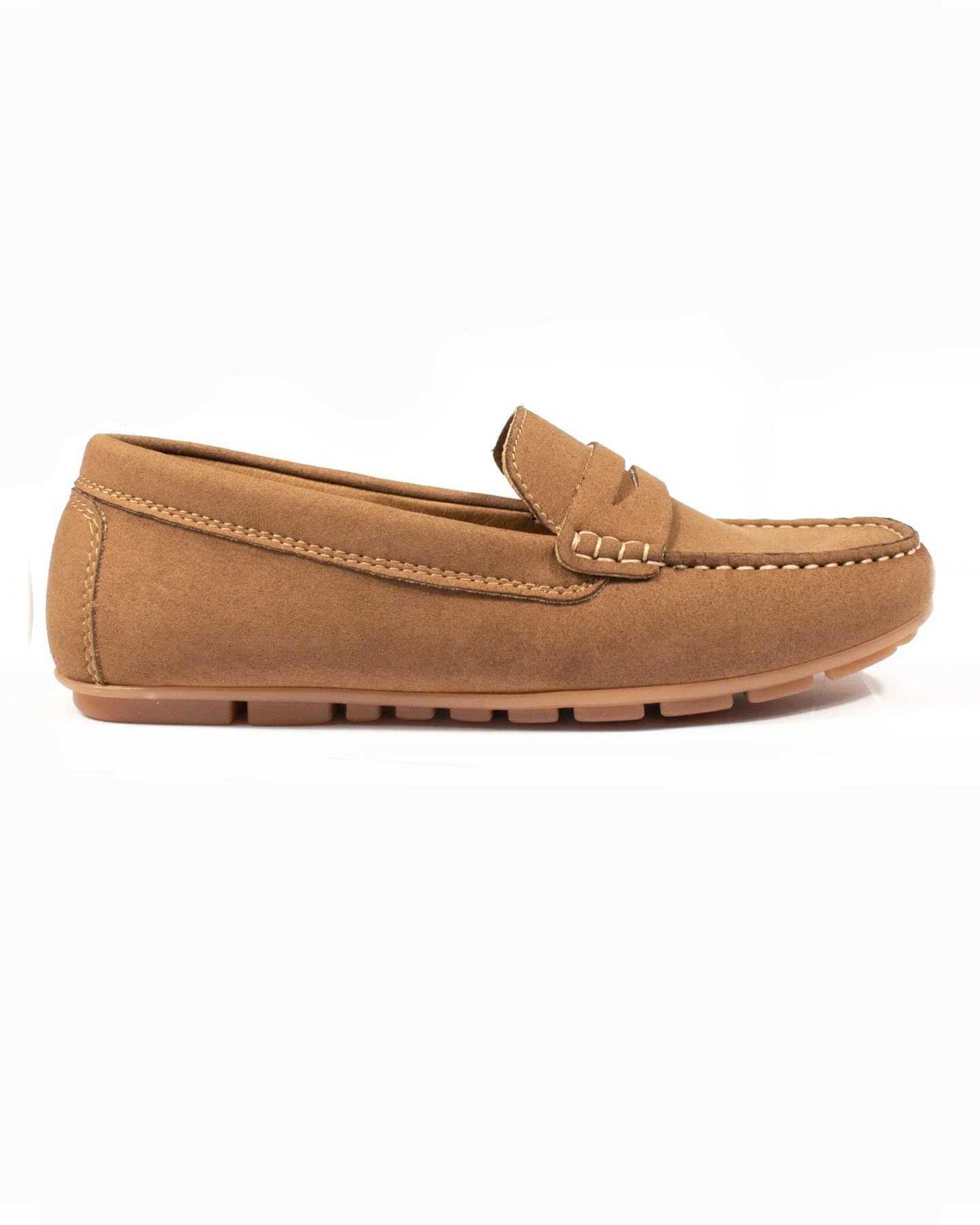 Will's Vegan Store Herren vegan Schuhe Herren Penny Loafers Chestnut – Ansicht 2