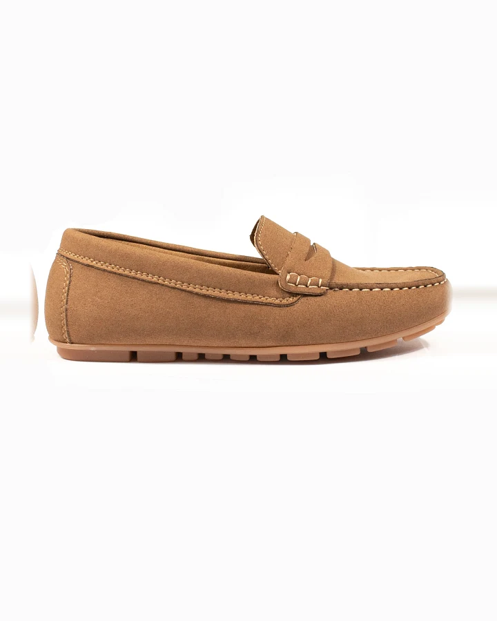 Will's Vegan Store Damen vegan Schuhe Damen Penny Loafers Chestnut