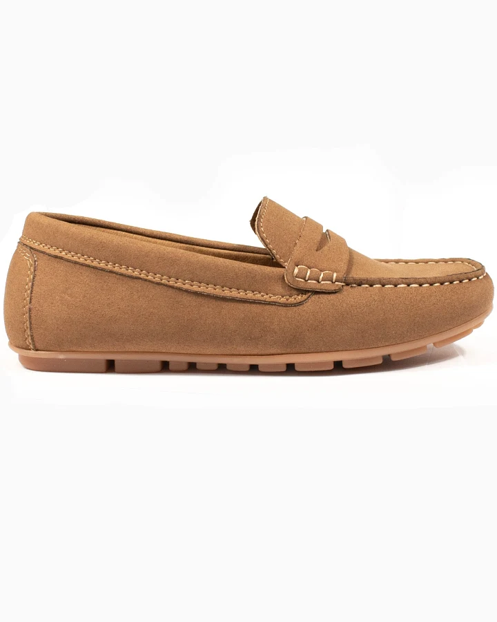 Will's Vegan Store Damen vegan Schuhe Damen Penny Loafers Chestnut