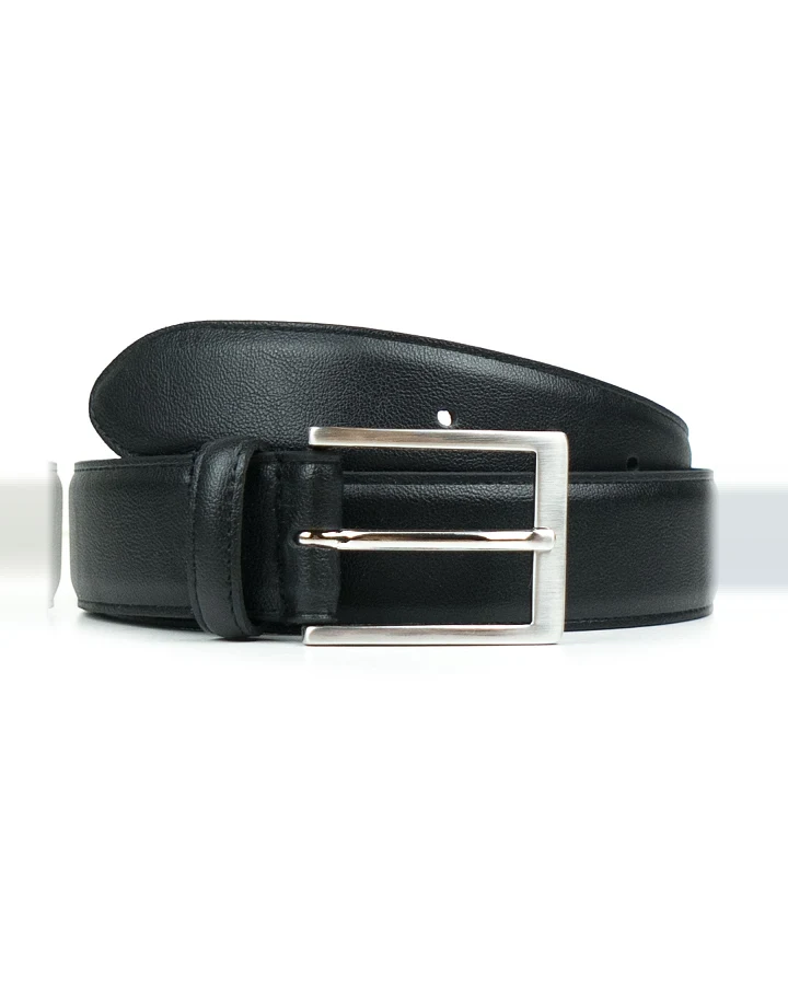 Will's Vegan Store Damen vegan Gürtel Damen Klassisch 3,5cm Schwarz