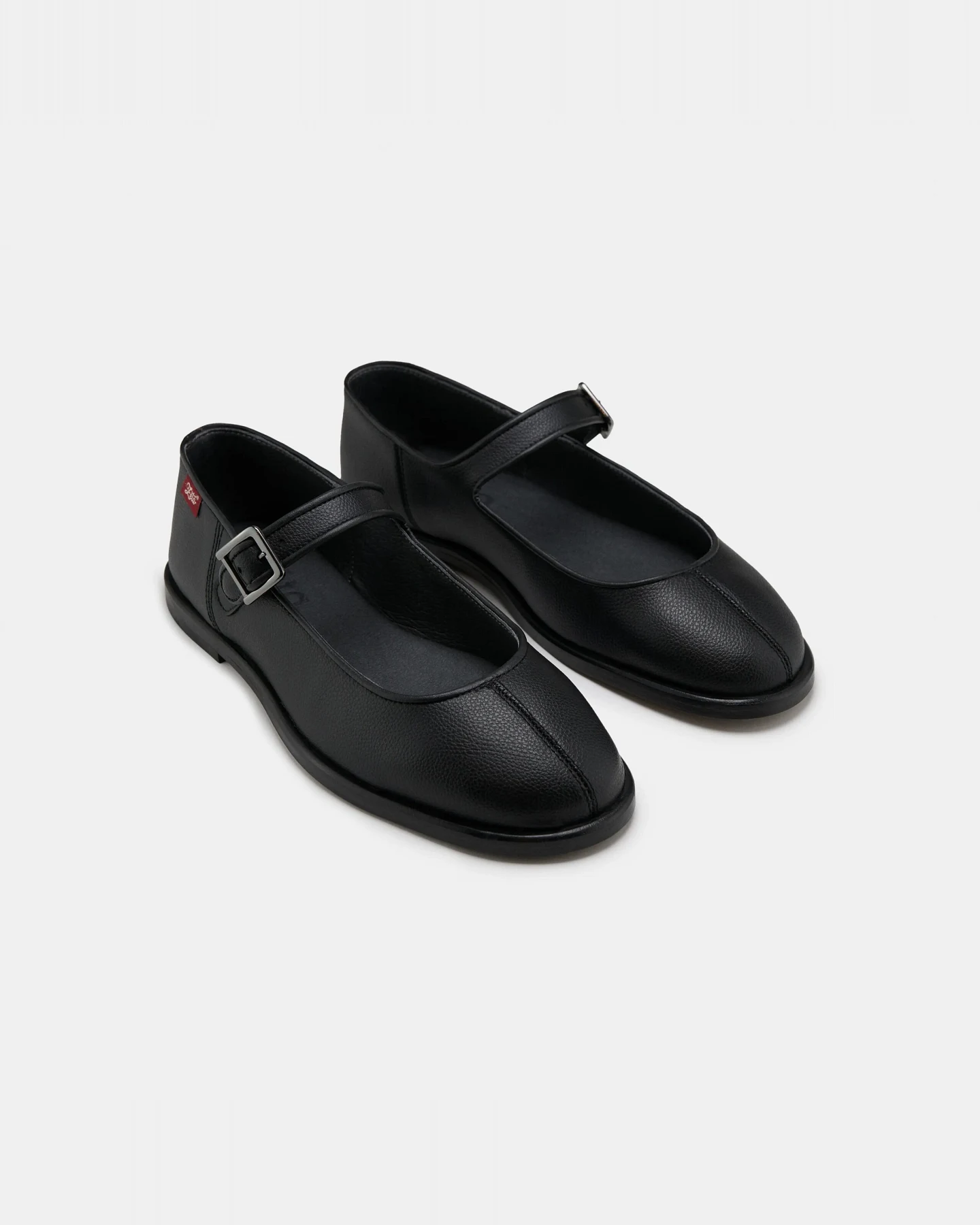 Zèta Damen vegan Flats Gaia Schwarz – Ansicht 2