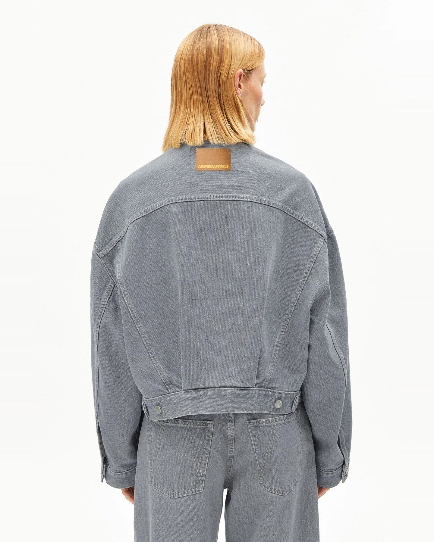 Jeansjacke Paasithe Tencel Grau – Ansicht 3
