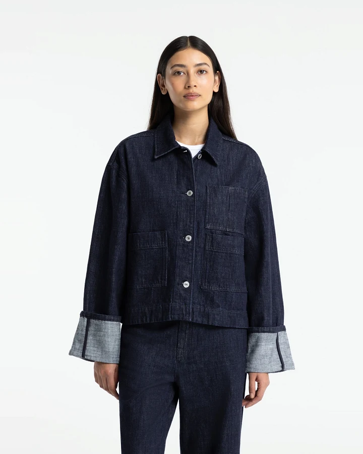 Kings of Indigo Damen vegan Jacke Goke Suse Rinse