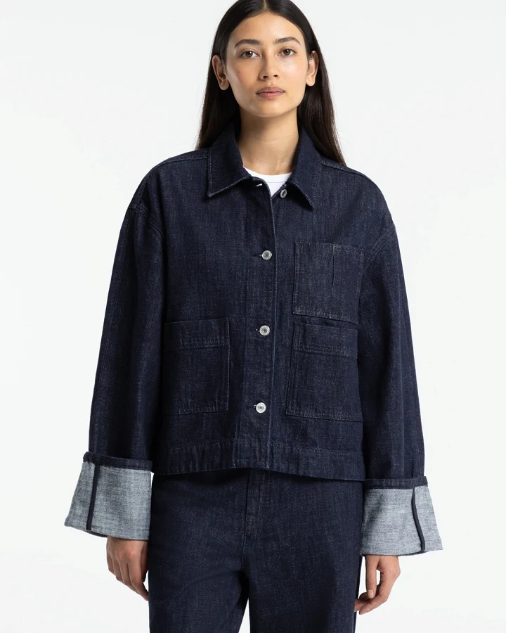 Kings of Indigo Damen vegan Jacke Goke Suse Rinse