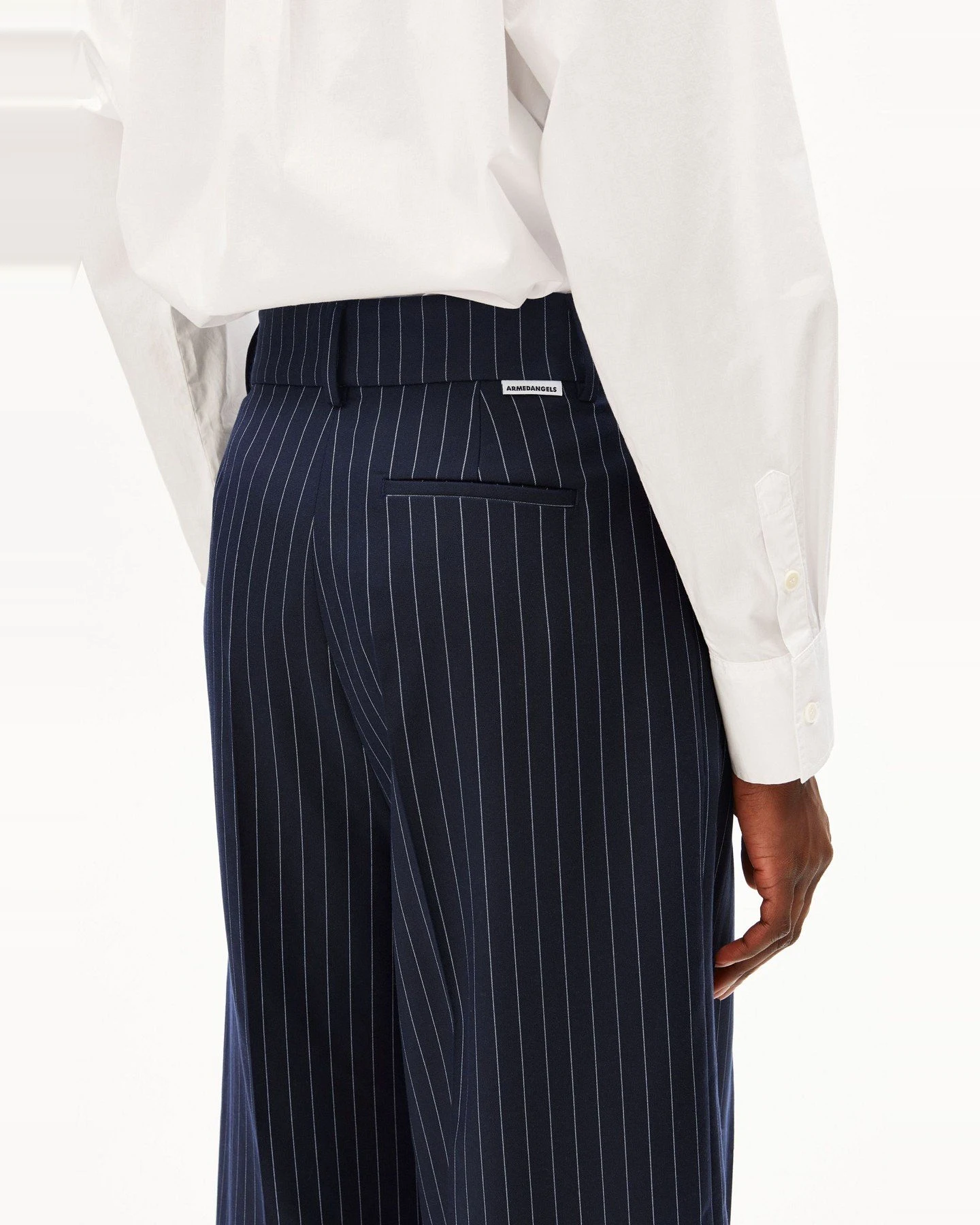 Stoffhose Kaayua Pinstripe Blau – Ansicht 5