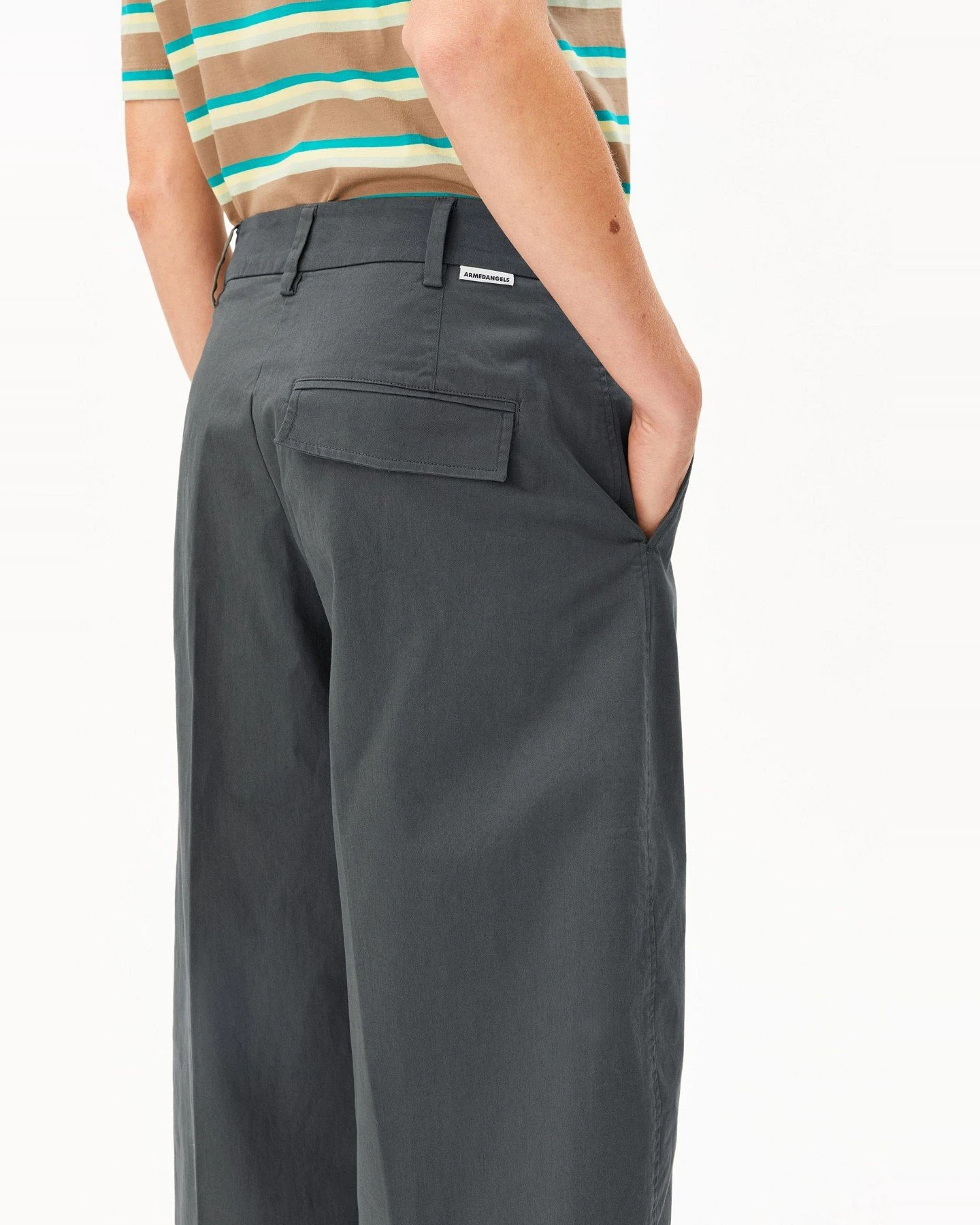 Stoffhose Barrel Leg Twill – Ansicht 3