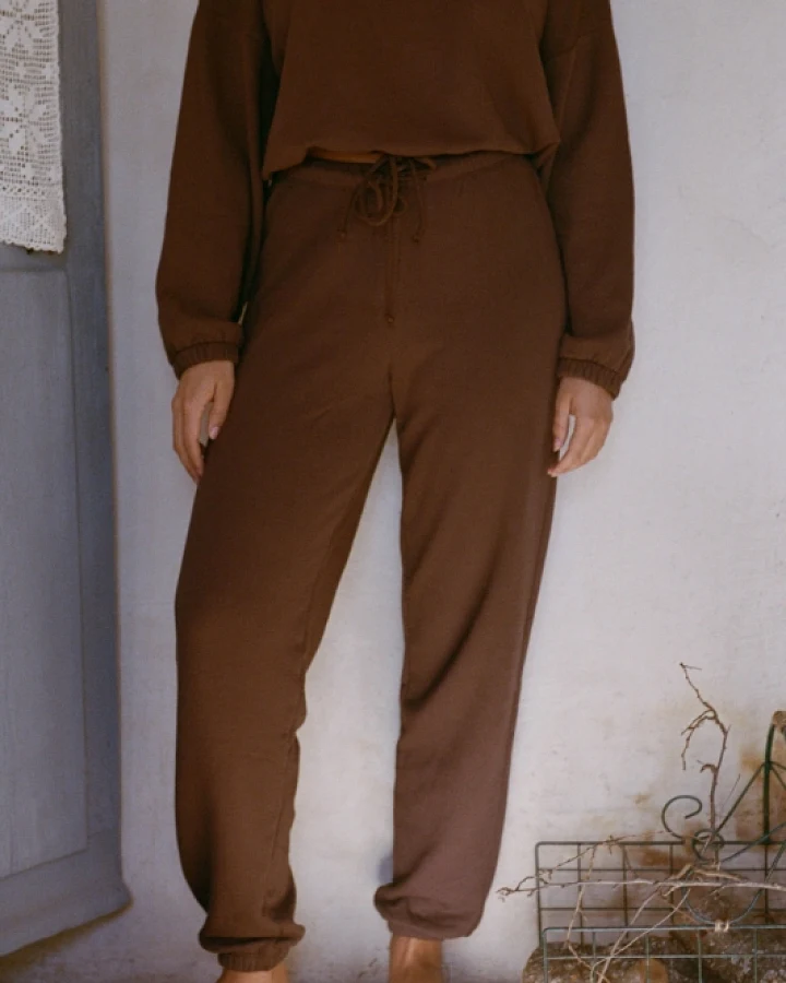 Nénés Damen vegan Jogginghose Junko Braun