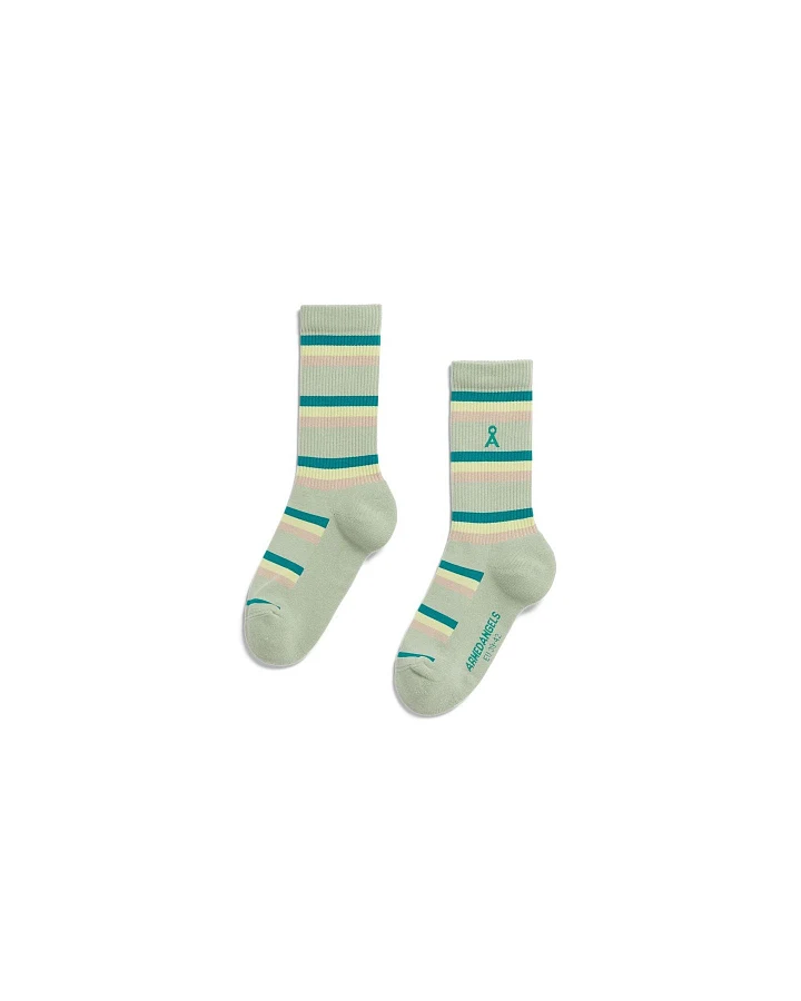 Socken Stripe Grün