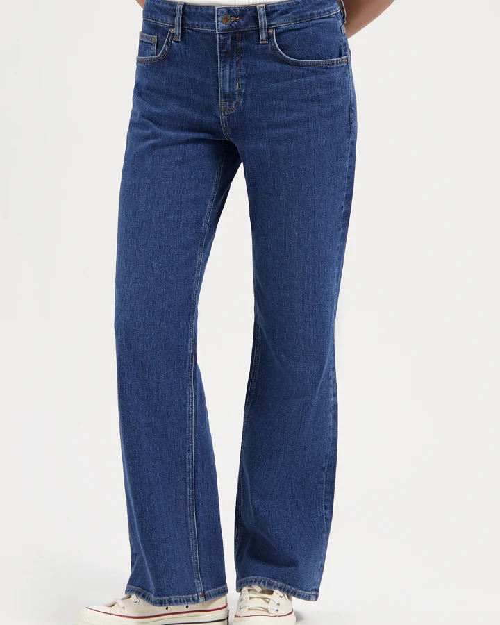 Kuyichi Damen vegan Jeans Lena Loose True Blue