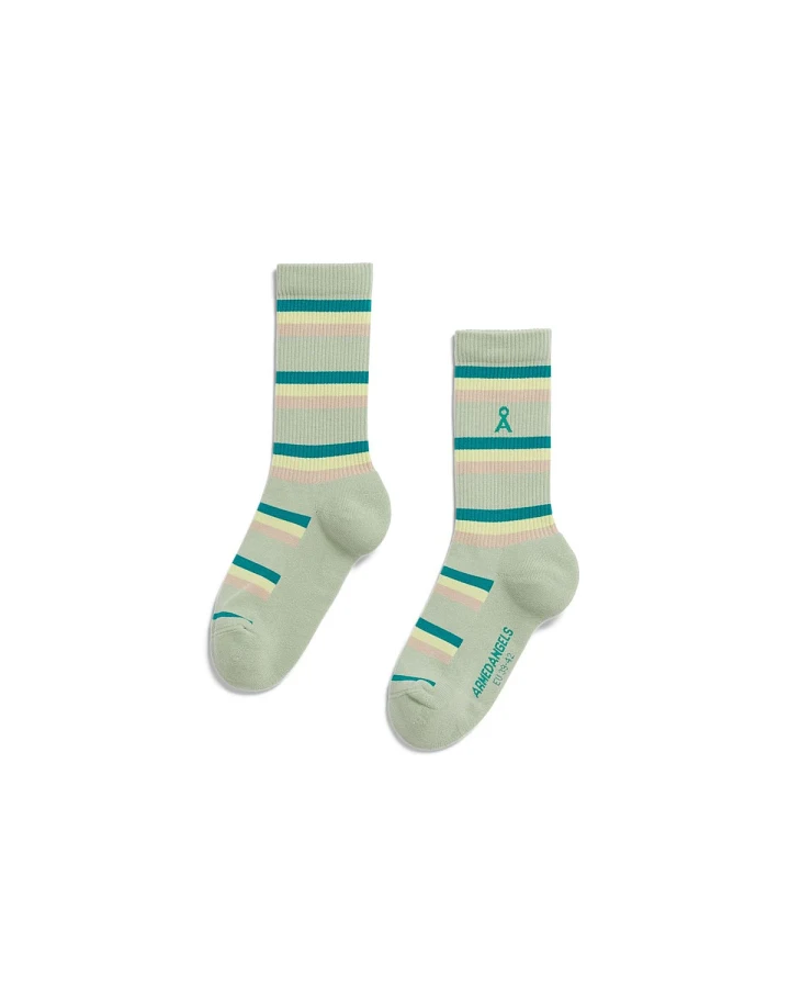 Socken Stripe Grün