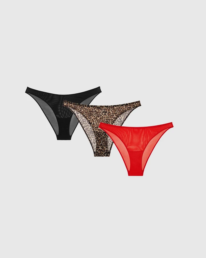 Understatement Damen vegan Multipack 3x Slips Mesh Multicolor