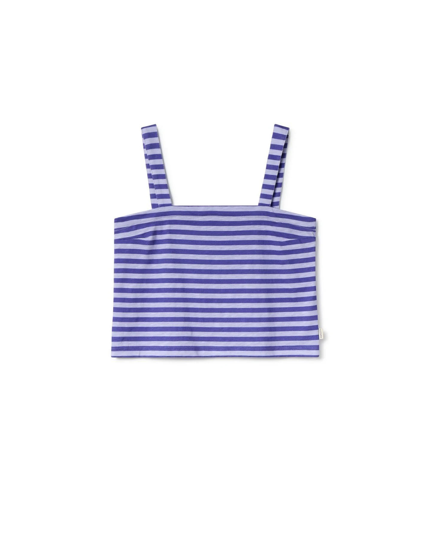 TWOTHIRDS Damen vegan Top Torsa Violett Gestreift – Ansicht 2