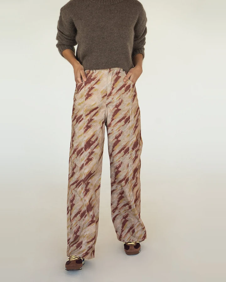 Näz Damen vegan Hose Corduroy Elsa Print