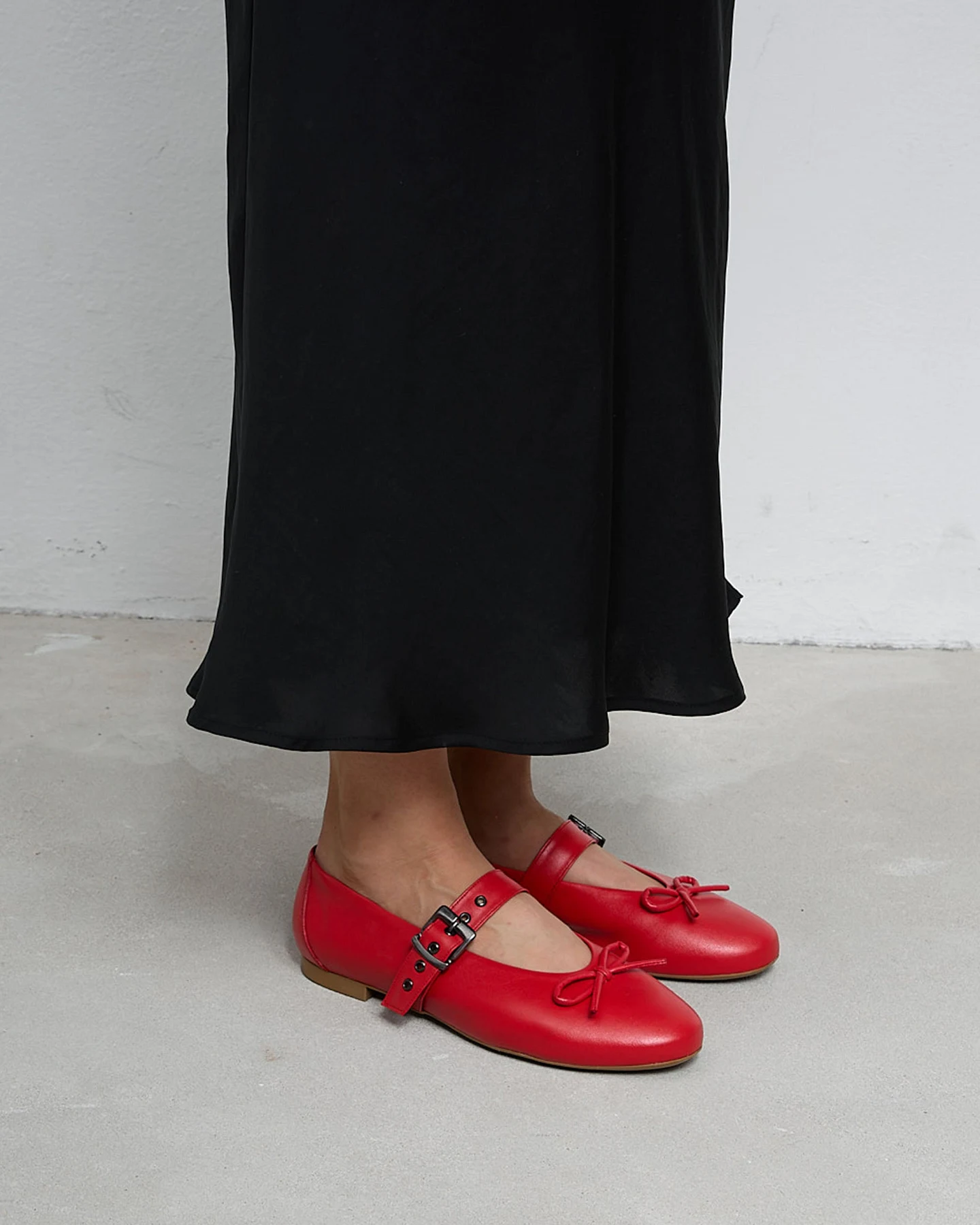 BOHEMA Damen vegan Ballettflaschen Mara Rot – Ansicht 2