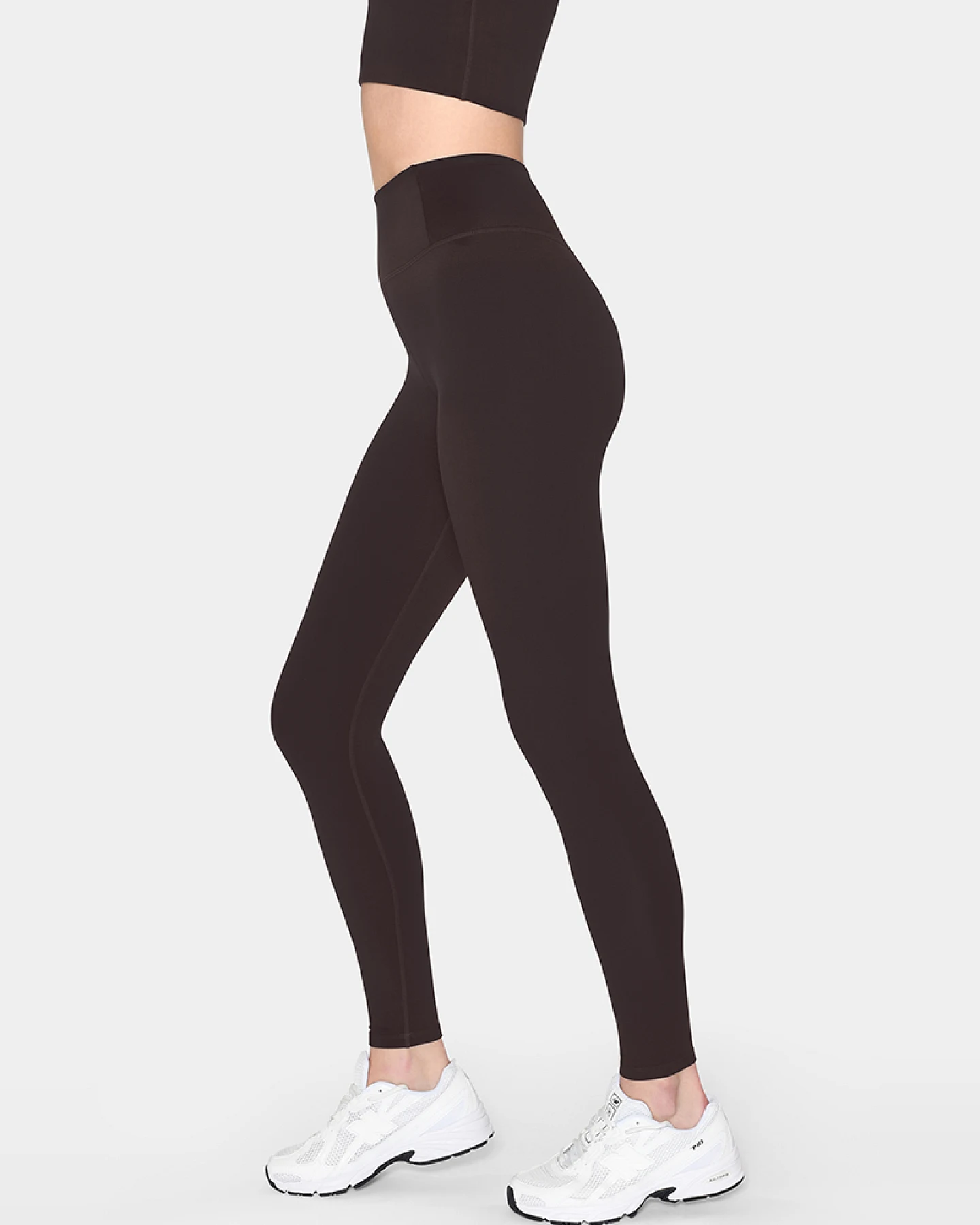 Girlfriend Collective Damen vegan Leggings Float Braun – Ansicht 2