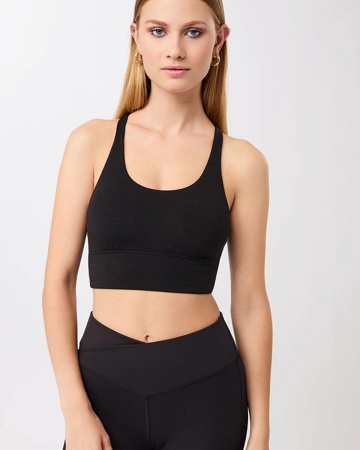 MANDALA Damen vegan Bh New Studio Schwarz