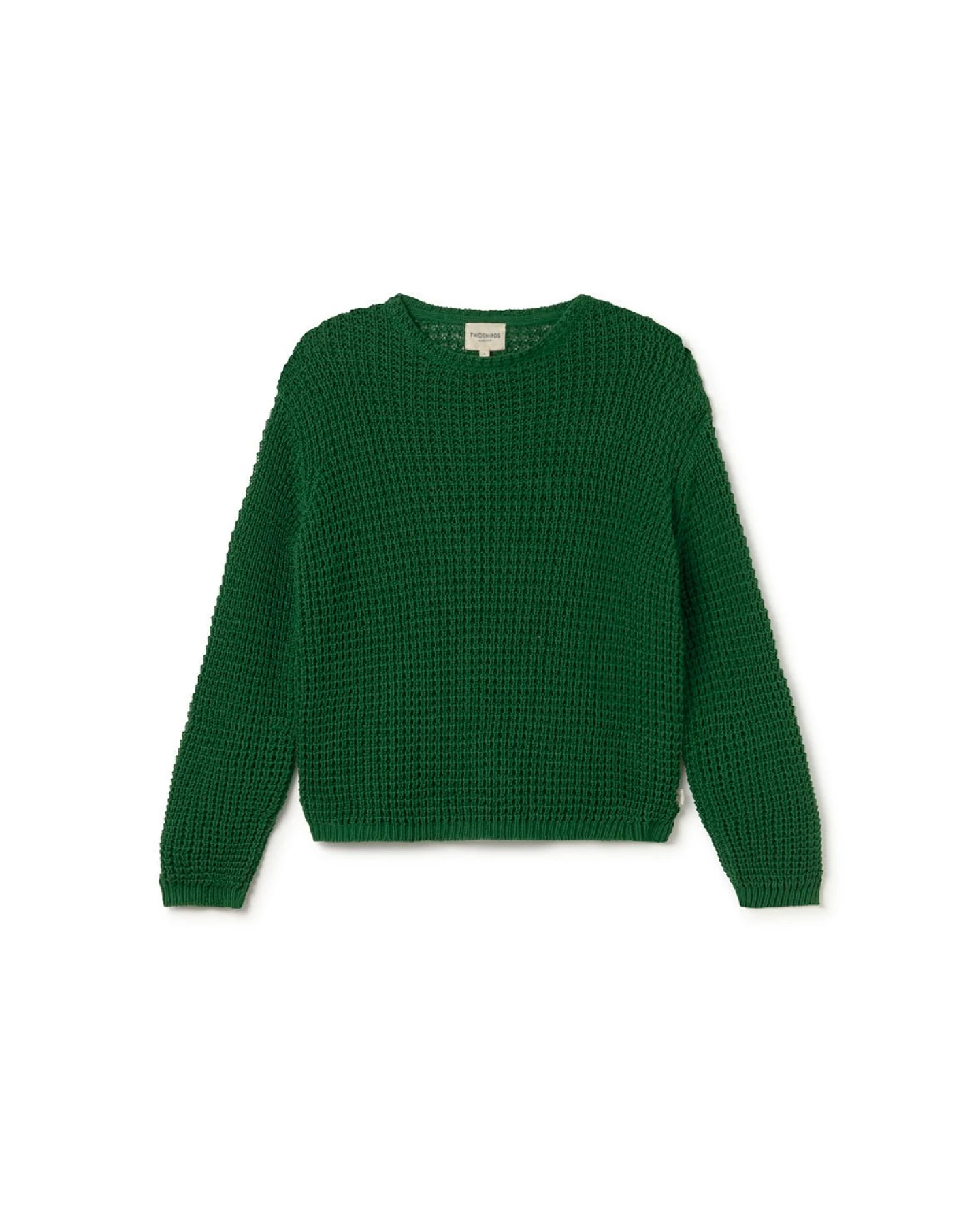 TWOTHIRDS Damen vegan Pullover Teresa Laubgrün – Ansicht 2