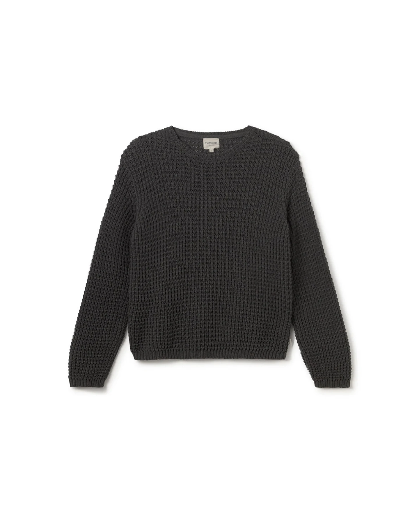 TWOTHIRDS Damen vegan Pullover Teresa Antracita Grau – Ansicht 2