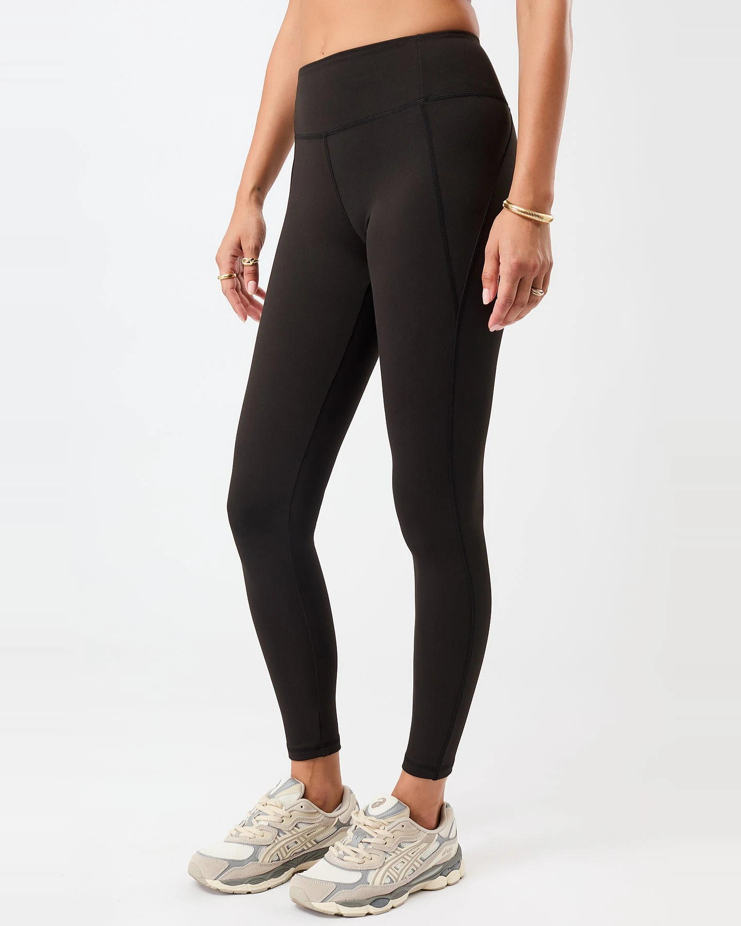 MANDALA Damen vegan Legging Limitless Schwarz – Ansicht 2