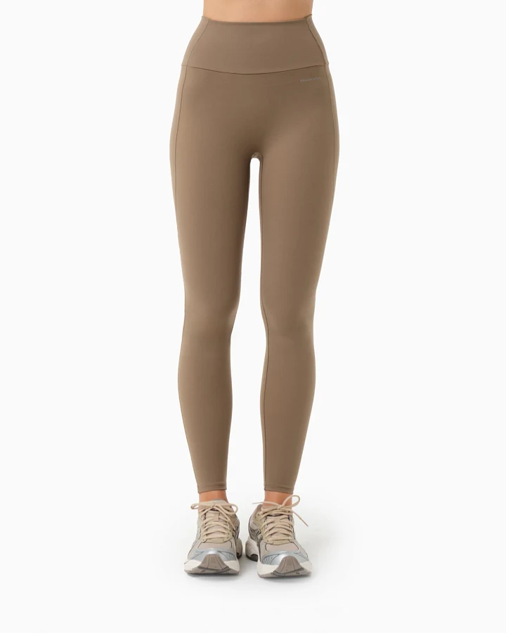 ORGANICATION Damen vegan Leggings Hohe Taille Linnda Gravel