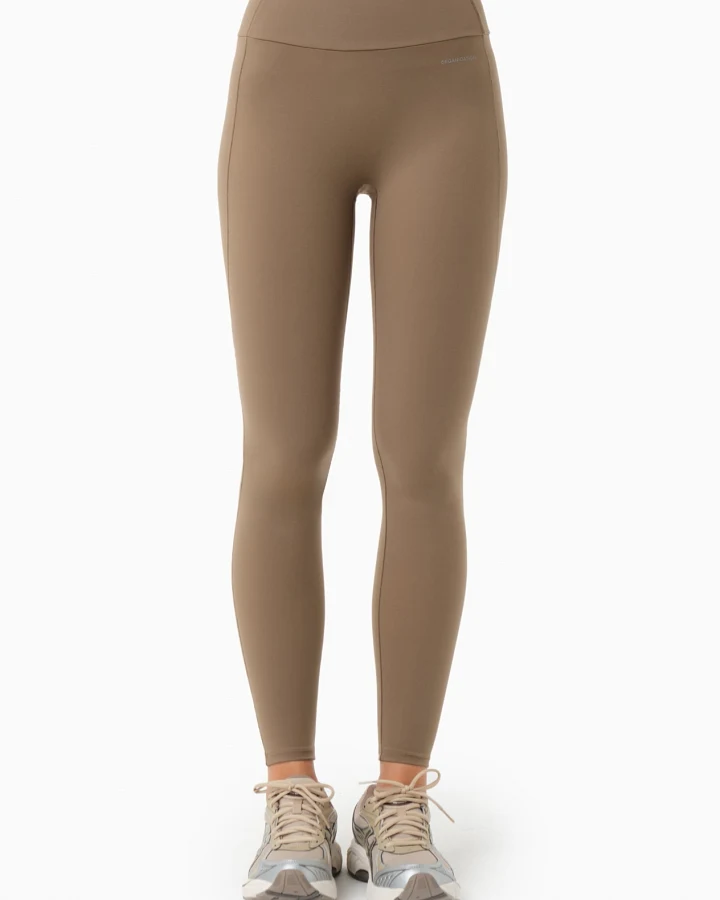ORGANICATION Damen vegan Leggings Hohe Taille Linnda Gravel