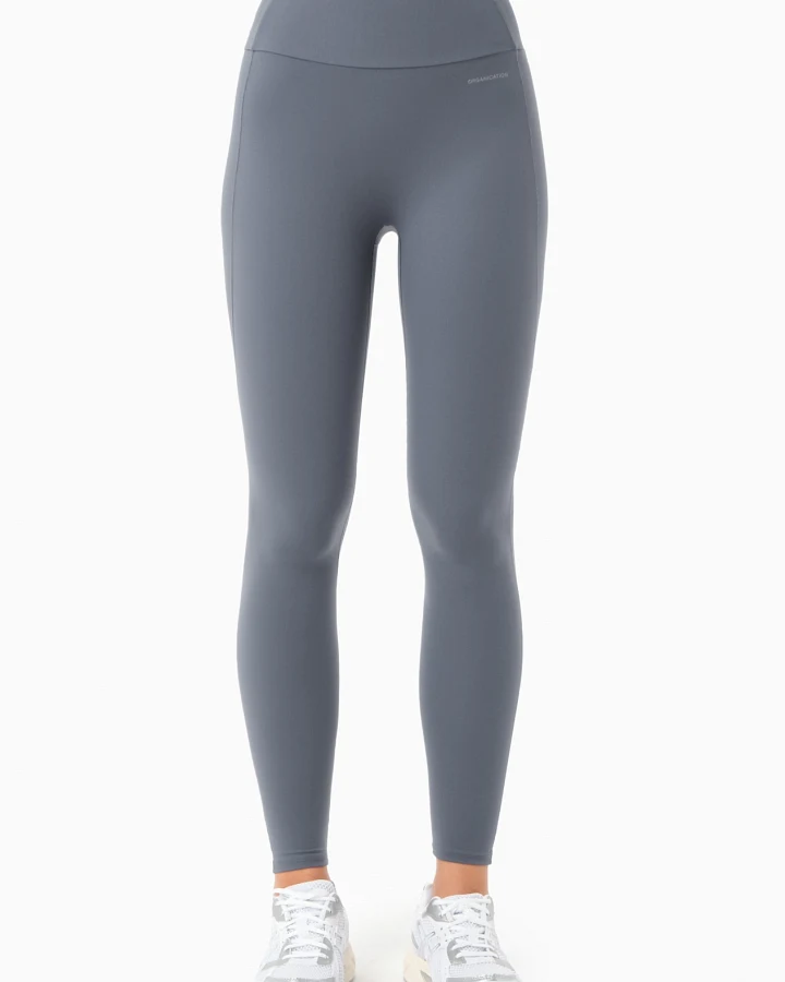 ORGANICATION Damen vegan Leggings Hohe Taille Linnda Soft Indigo