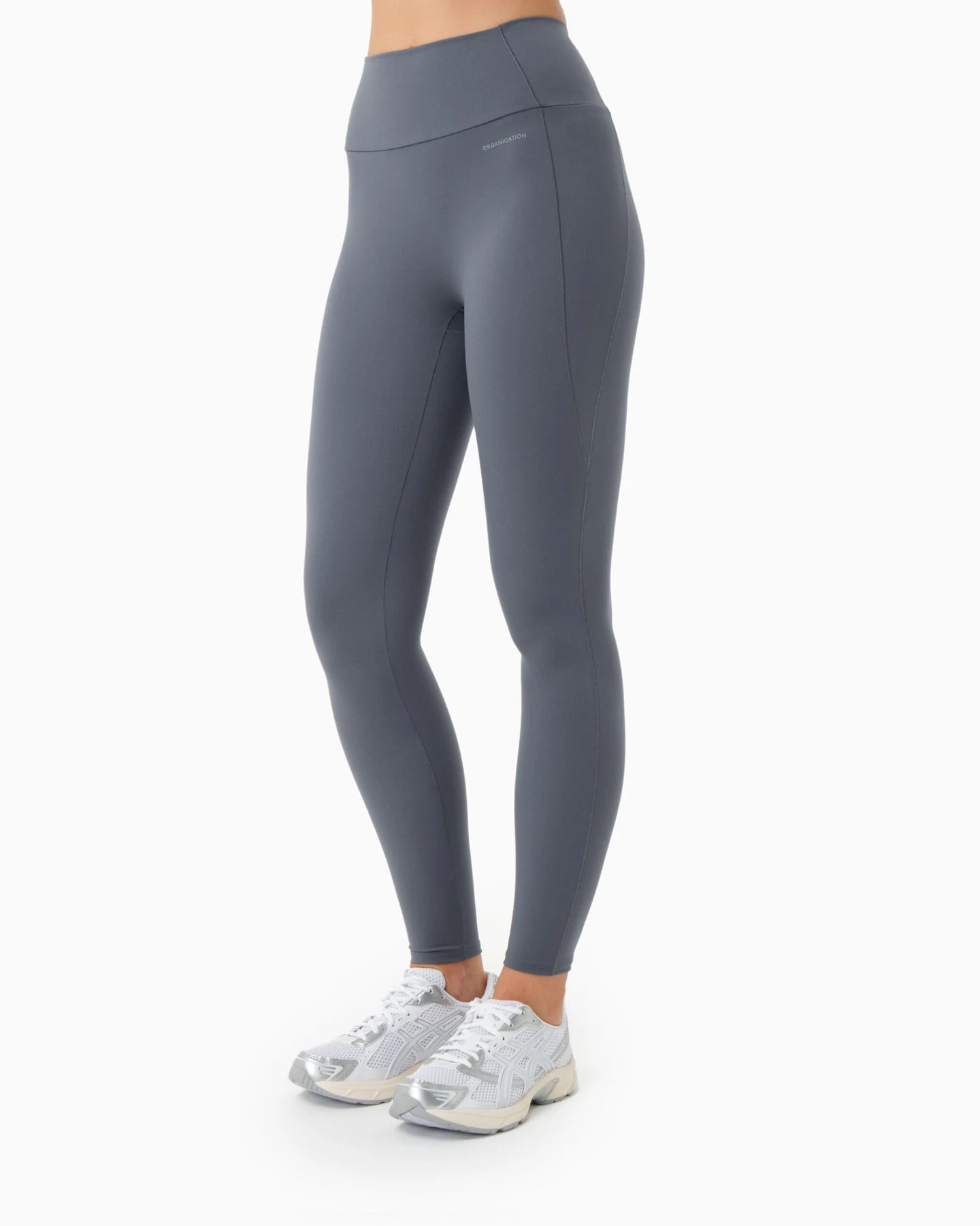 ORGANICATION Damen vegan Leggings Hohe Taille Linnda Soft Indigo – Ansicht 2