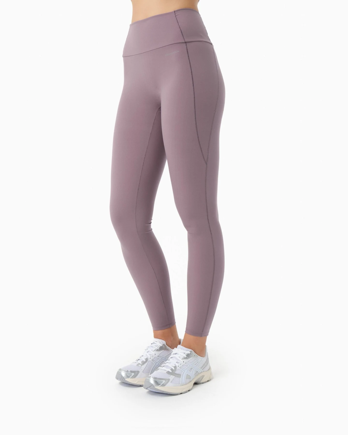 ORGANICATION Damen vegan Leggings Hohe Taille Linnda Dirty Lilac – Ansicht 2