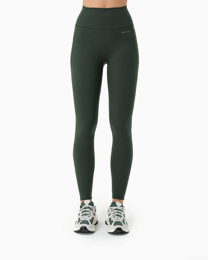 ORGANICATION Damen vegan Leggings Hohe Taille Linnda Amazonas Grün