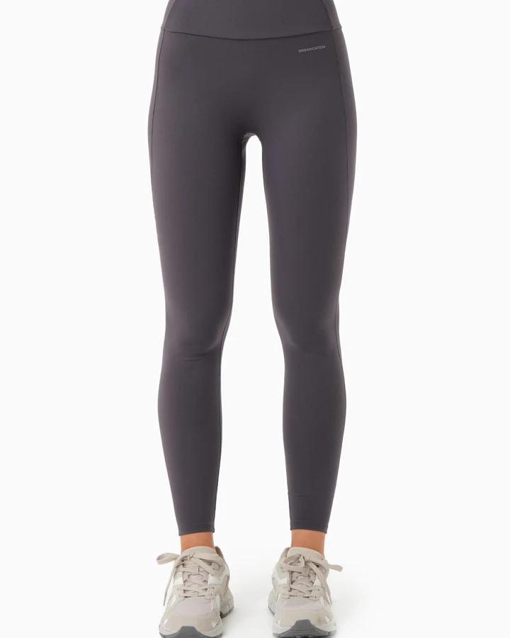 ORGANICATION Damen vegan Leggings Hohe Taille Linnda Shadow