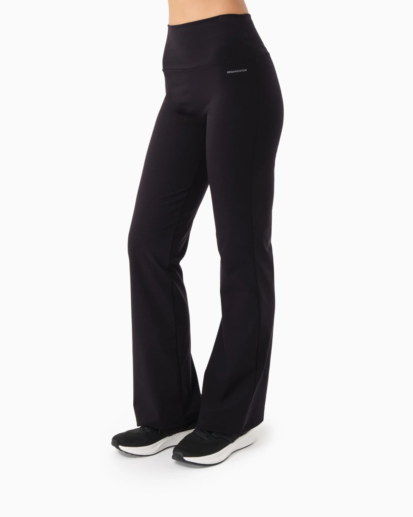 ORGANICATION Damen vegan Hose Lavinn Schwarz – Ansicht 2