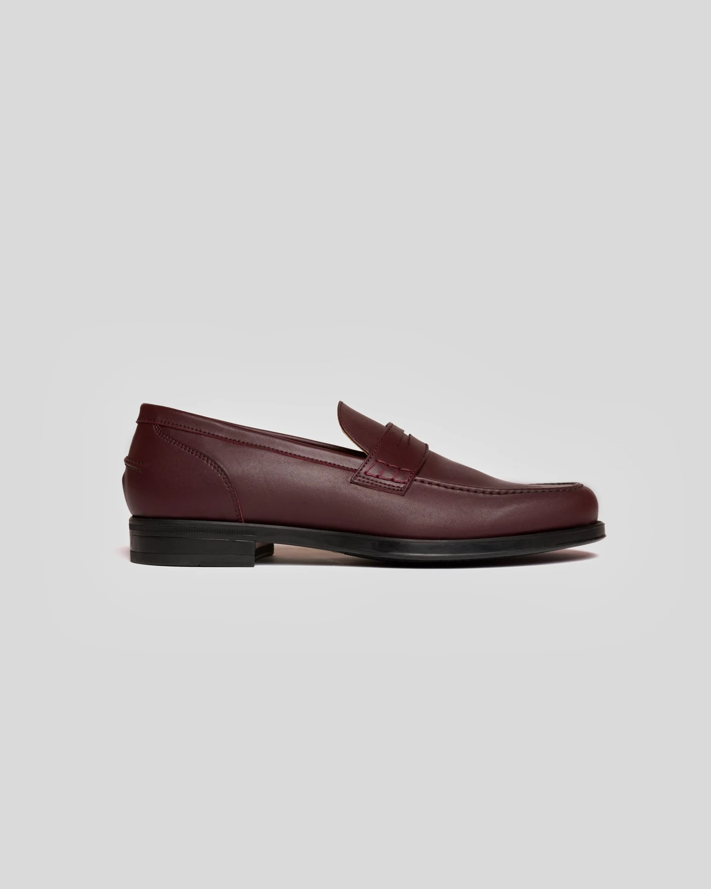 Solari Milano Herren vegan Loafer Herren Burgundy – Ansicht 2
