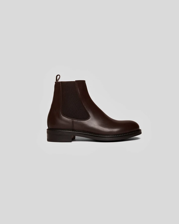 Solari Milano Damen vegan Chelsea Boots Damen Braun
