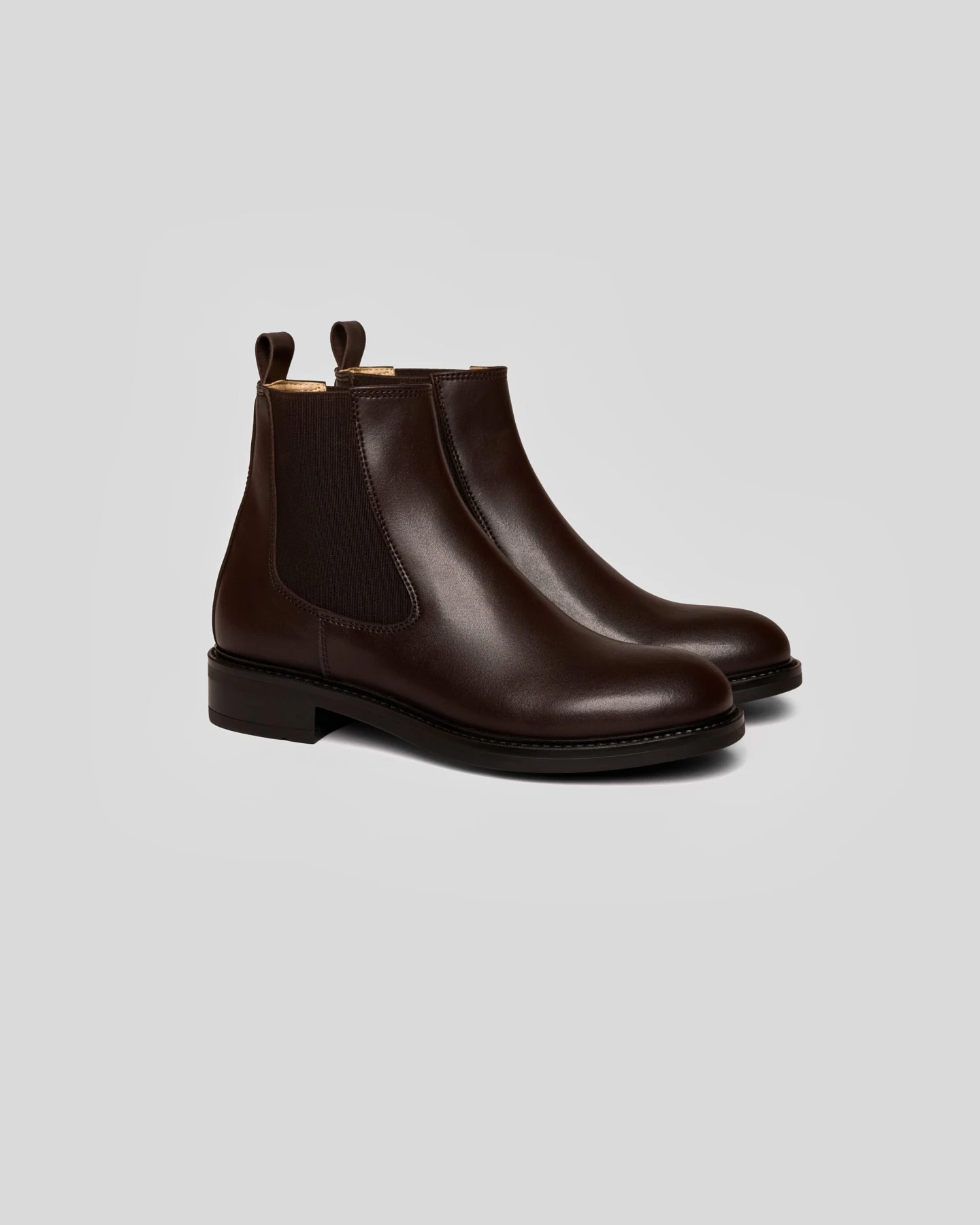 Solari Milano Damen vegan Chelsea Boots Damen Braun – Ansicht 2