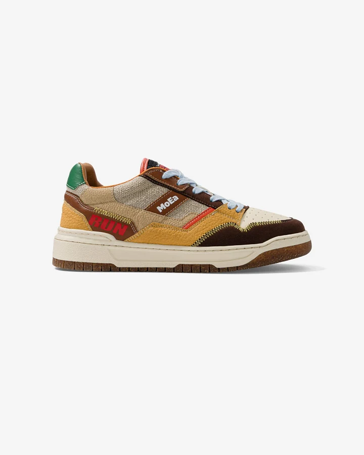 MoEa Herren vegan Sneaker Gen2 Chicken Run X Moea Edition Multicolour