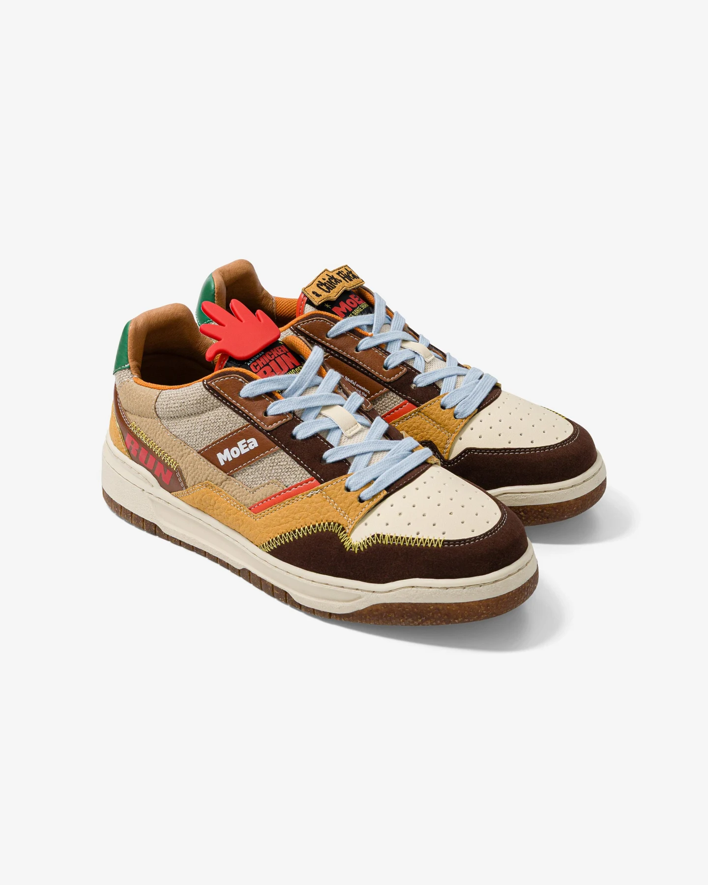 MoEa Herren vegan Sneaker Gen2 Chicken Run X Moea Edition Multicolour – Ansicht 2