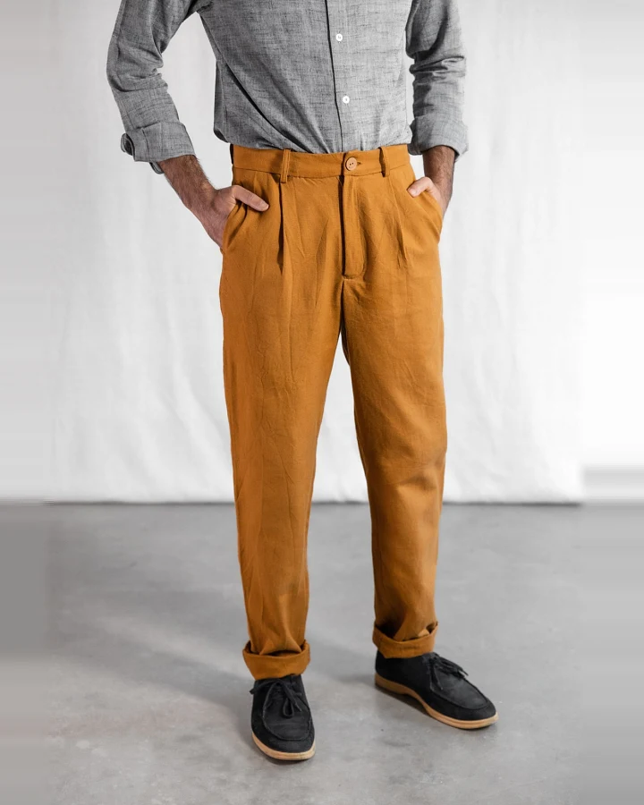 Jyoti Fair Works Herren vegan Hosen Sameer Curry