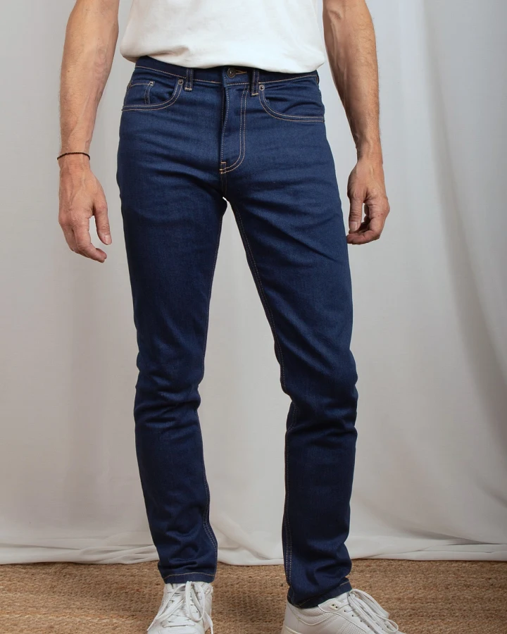 TORLAND Herren vegan Jeans Slim Fit Benny Dark Wash