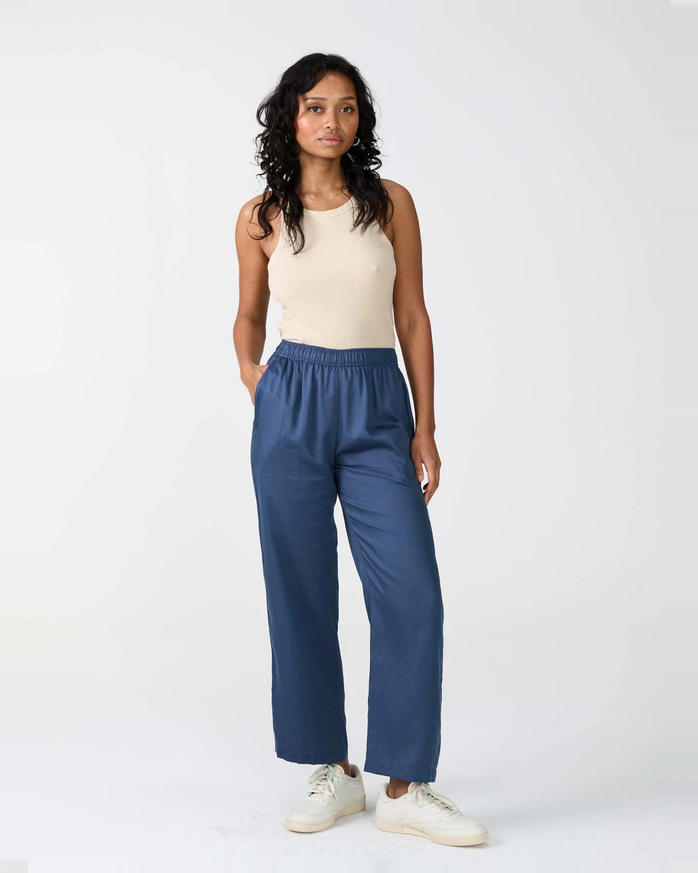 Yahmo Damen vegan Hose Hilde Blue – Ansicht 2