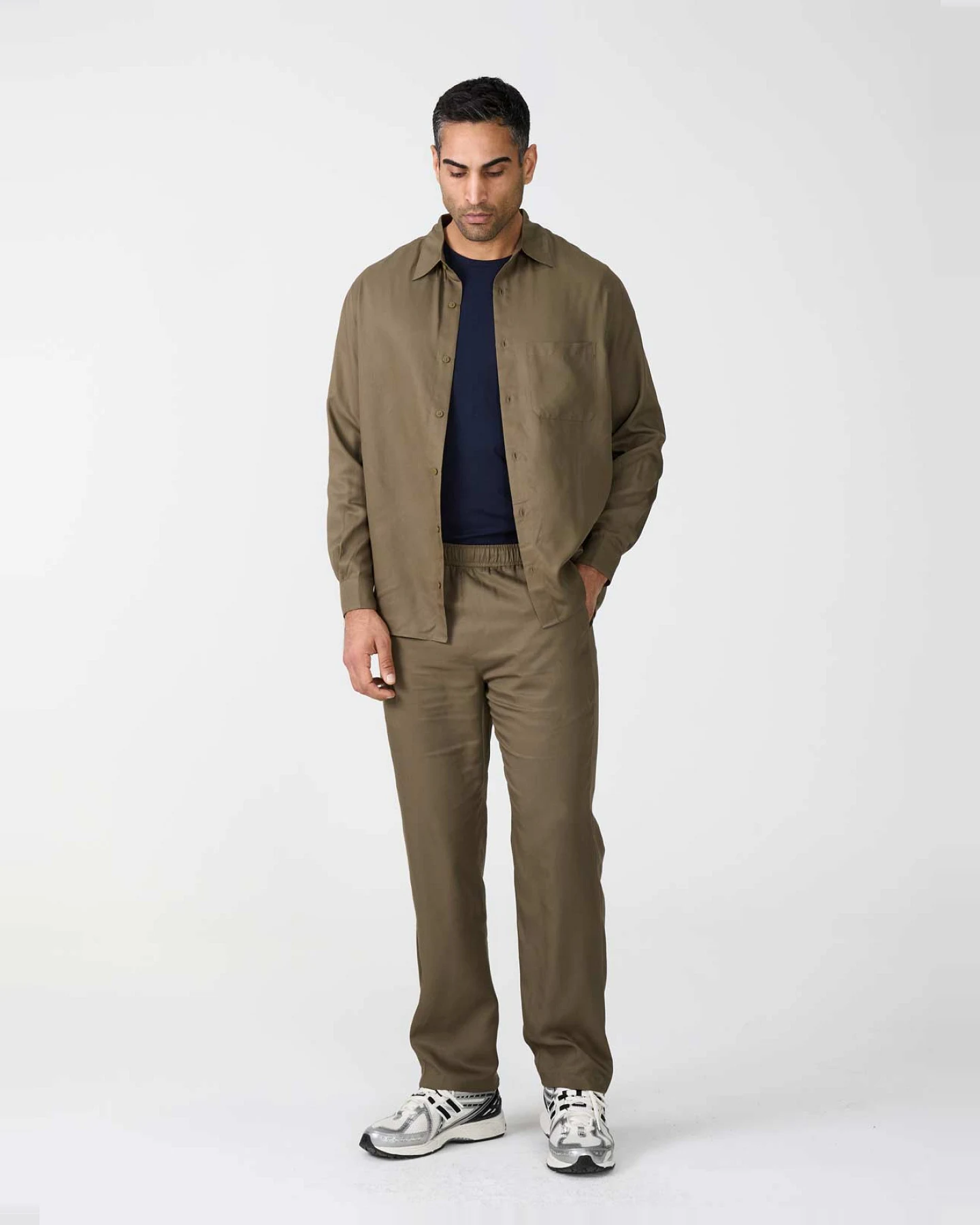 Yahmo Herren vegan Hose Walter Olive – Ansicht 2