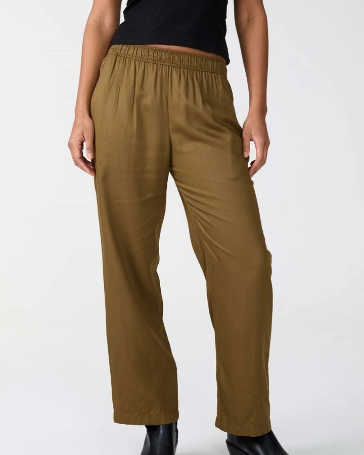 Yahmo Damen vegan Hose Hilde Brown