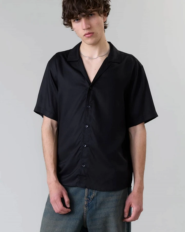 Yahmo Herren vegan Shirt Muck Schwarz