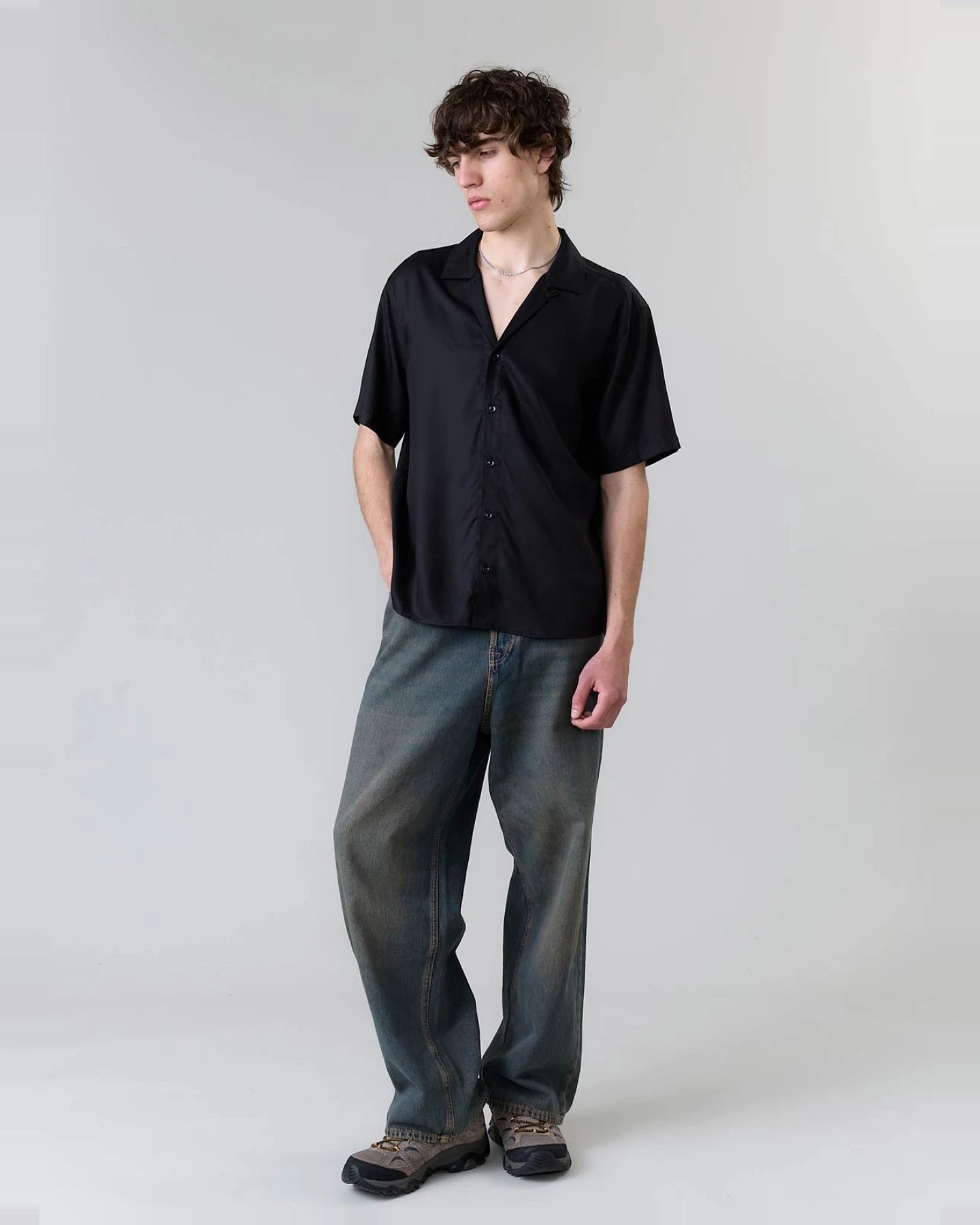 Yahmo Herren vegan Shirt Muck Schwarz – Ansicht 2