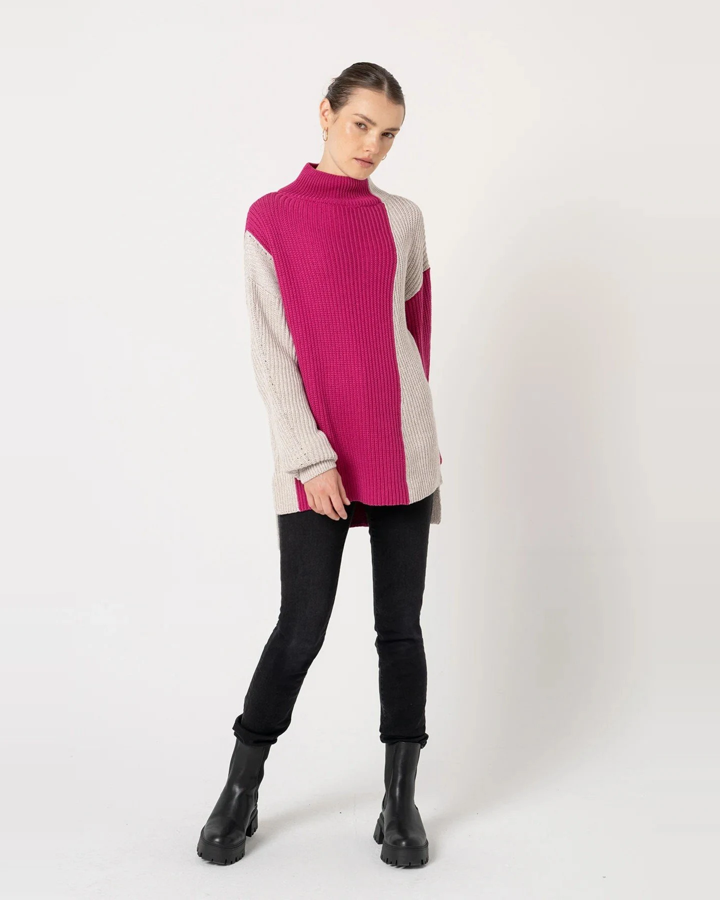 Strickpullover Thelisa Rosa – Ansicht 2