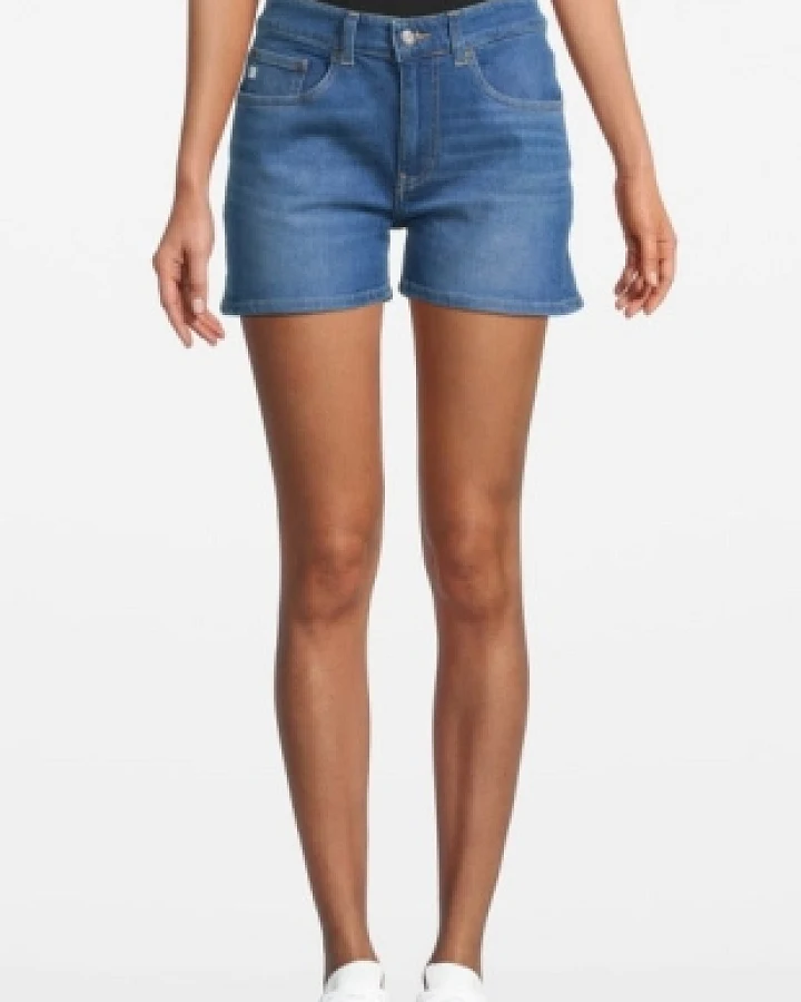 MUD Jeans Damen vegan Shorts Shorty Fan Stone Blue