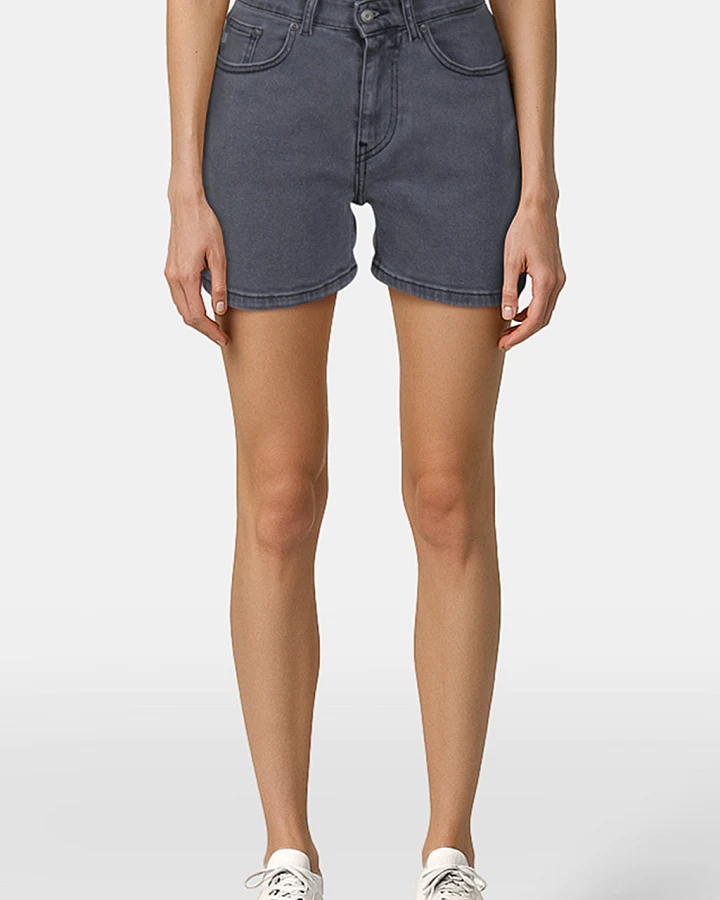 MUD Jeans Damen vegan Shorts Shorty O3 Grau