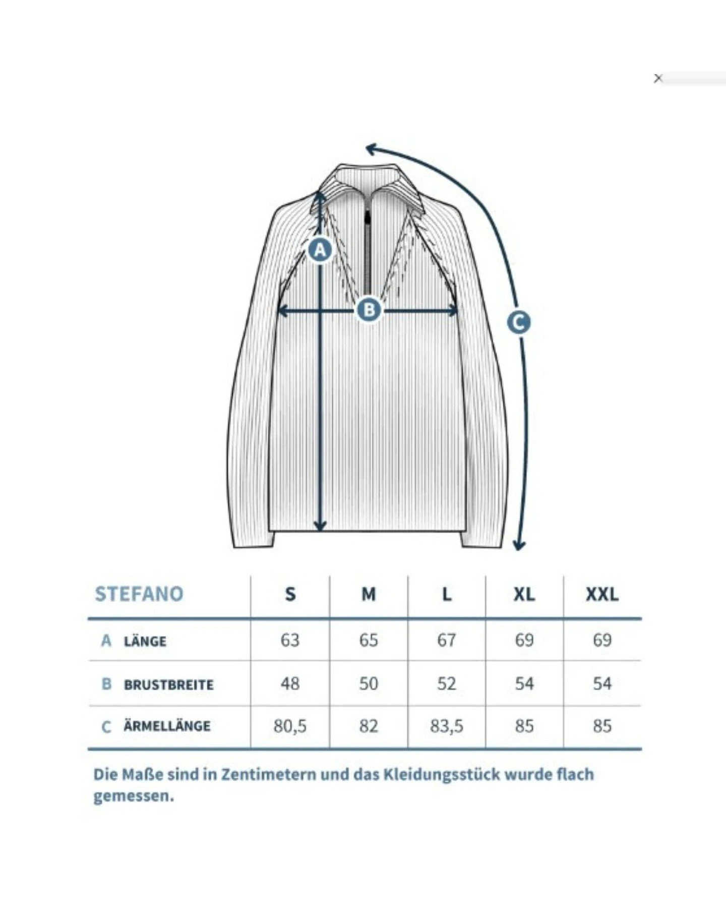Wollpullover Stefano Blau – Ansicht 3