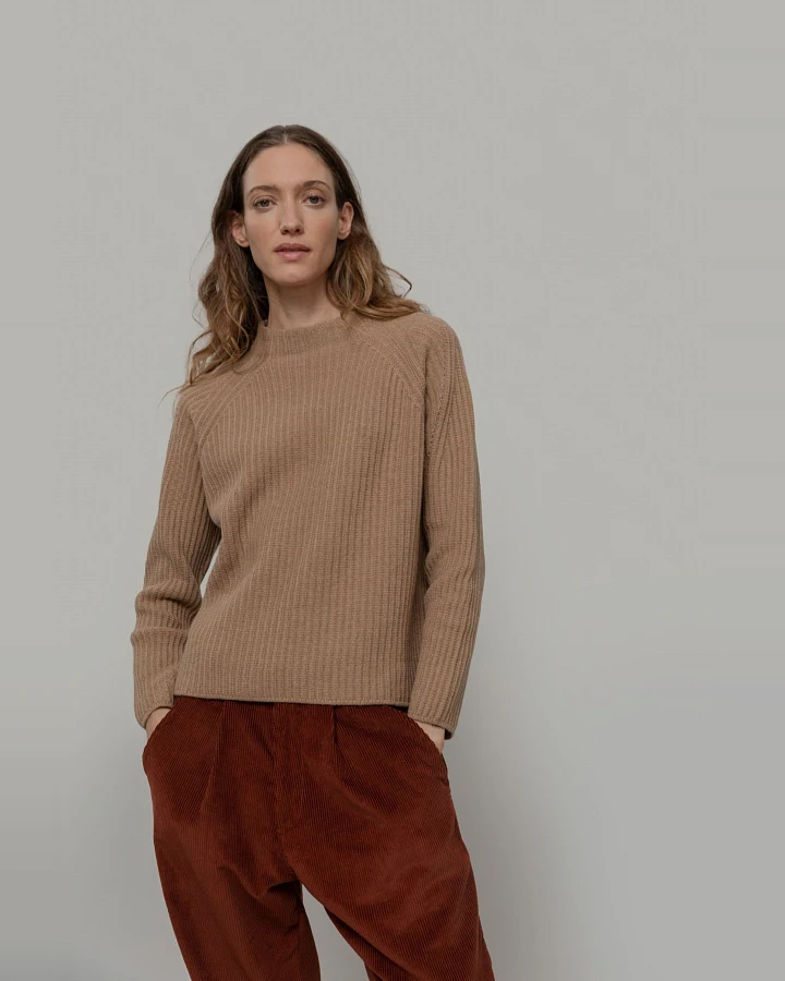 Wollpullover Paola Beige