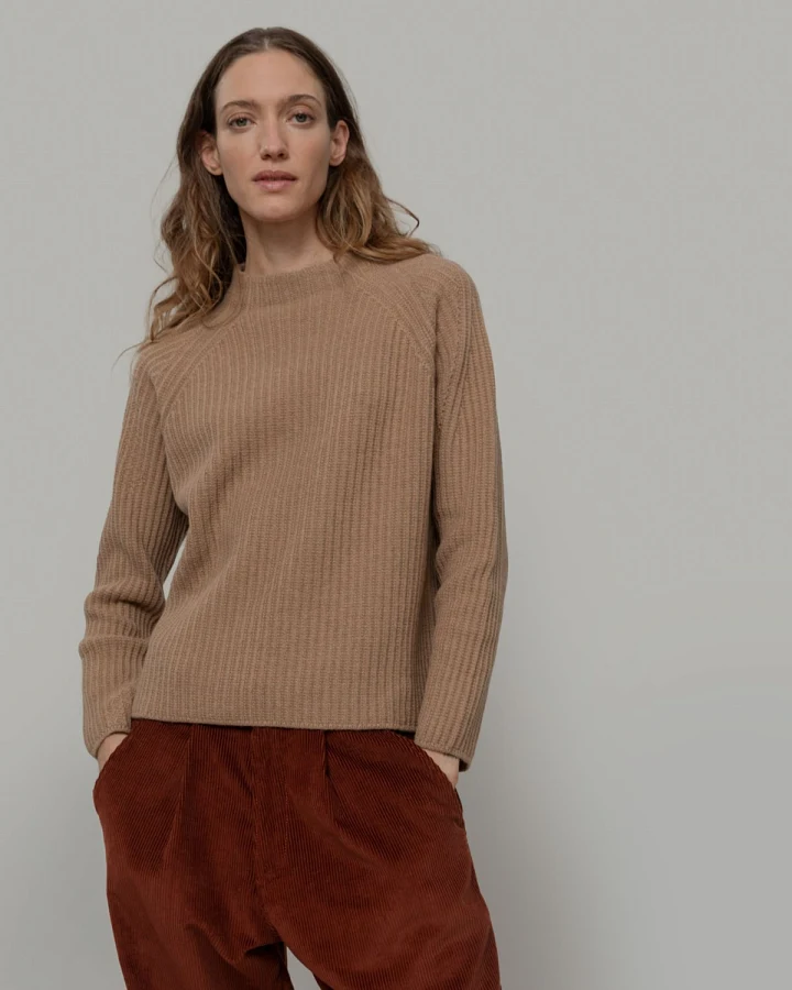 Wollpullover Paola Beige